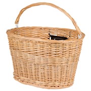 M-Wave | Quick Release Wicker Basket, Brown THUMBNAIL