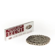 Izumi | ES410NP 116 Link Single Speed Chain, 1/2 x 1/8, Silver THUMBNAIL