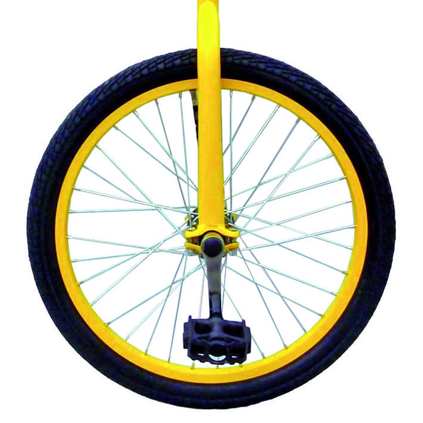 Fun | 20 inch Unicycle with Aluminum Rim, Yellow SWATCH