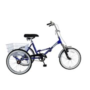 Mantis | Tri-Rad 20 Adult Folding Tricycle, Blue THUMBNAIL