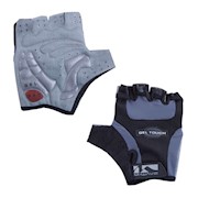 M-Wave | Gel-Tight Half Finger, Gloves Large, Gray THUMBNAIL