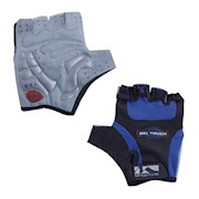 M-Wave | Gel-Tight Half Finger Gloves, X-Large, Blue THUMBNAIL