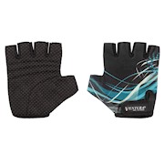 Ventura | Children's Non-slip Knob Gloves, Black/Green THUMBNAIL