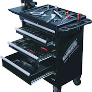 All-in-1 rolling tool storage and work station THUMBNAIL