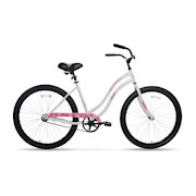 Apollo | Beach Commander S.1 26 inch Cruiser Bicycle, White THUMBNAIL