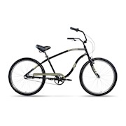 Apollo | Beach Commander A.3 26 inch Cruiser Bicycle, Black THUMBNAIL