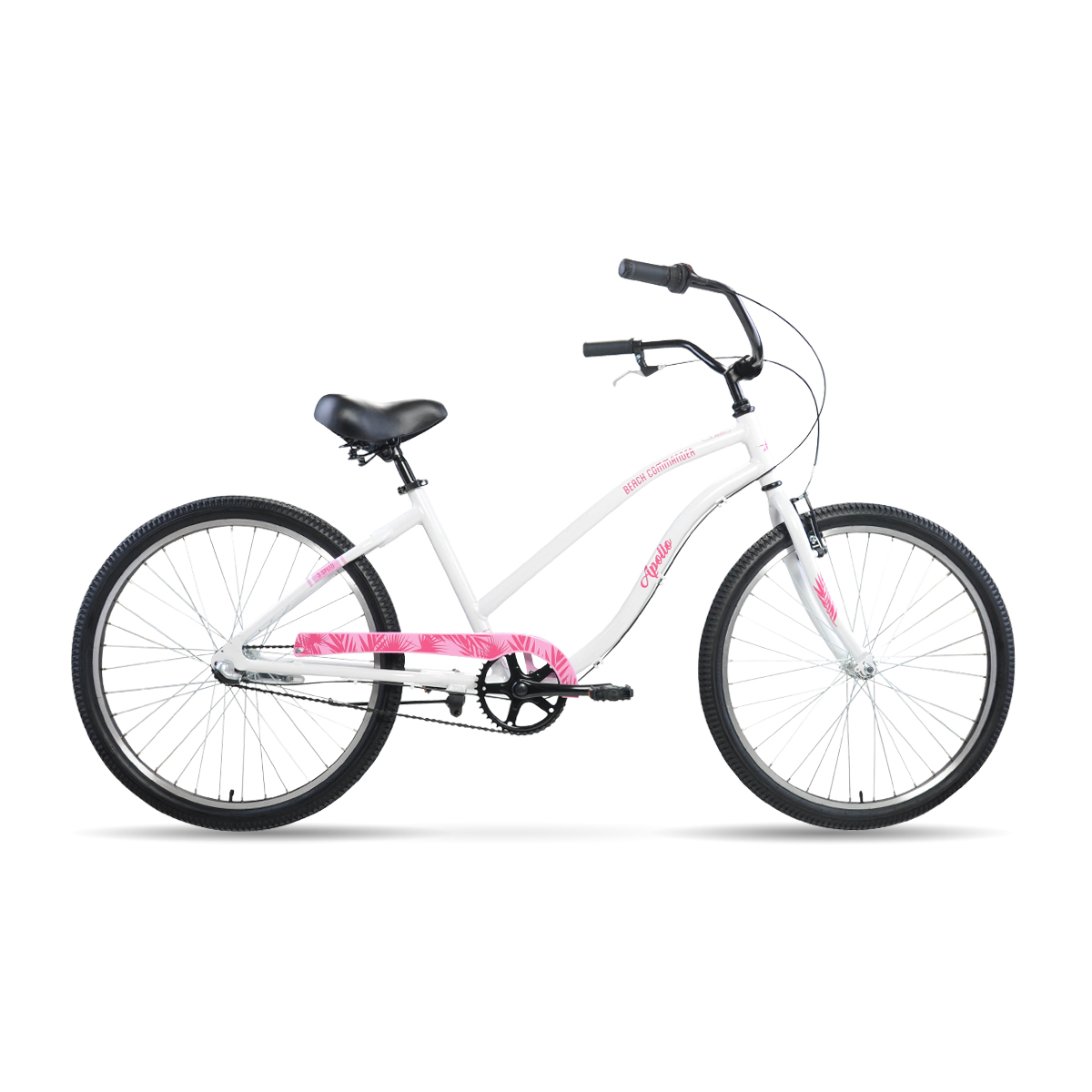 Apollo | Beach Commander A.3 26 inch Cruiser Bicycle, White SWATCH