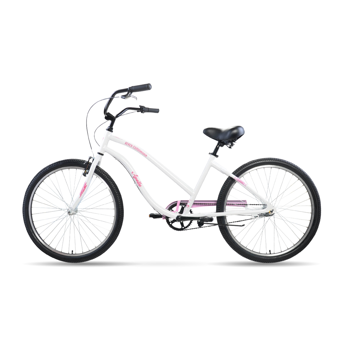 Apollo | Beach Commander A.3 26 inch Cruiser Bicycle, White SWATCH