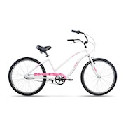 Apollo | Beach Commander A.3 26 inch Cruiser Bicycle, White THUMBNAIL