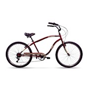 Apollo | Beach Commander A.7 26 inch Cruiser Bicycle, Red THUMBNAIL