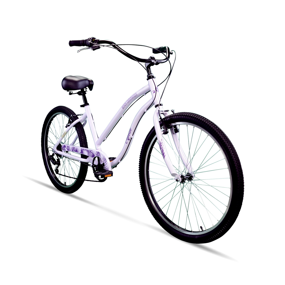 Apollo | Beach Commander A.7 26 inch Cruiser Bicycle, Purple SWATCH