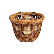 Nantucket Bicycle Basket Co. | Cisco Adult Oval Basket, Natural Honey THUMBNAIL