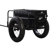 EV Cargo Bicycle Trailer, Black THUMBNAIL