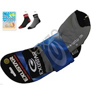 Exustar | CoolMax Sock, S, Grey/Black THUMBNAIL