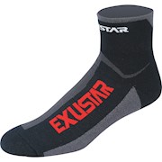 Exustar | Cycling Sock, XL, Grey/Black THUMBNAIL