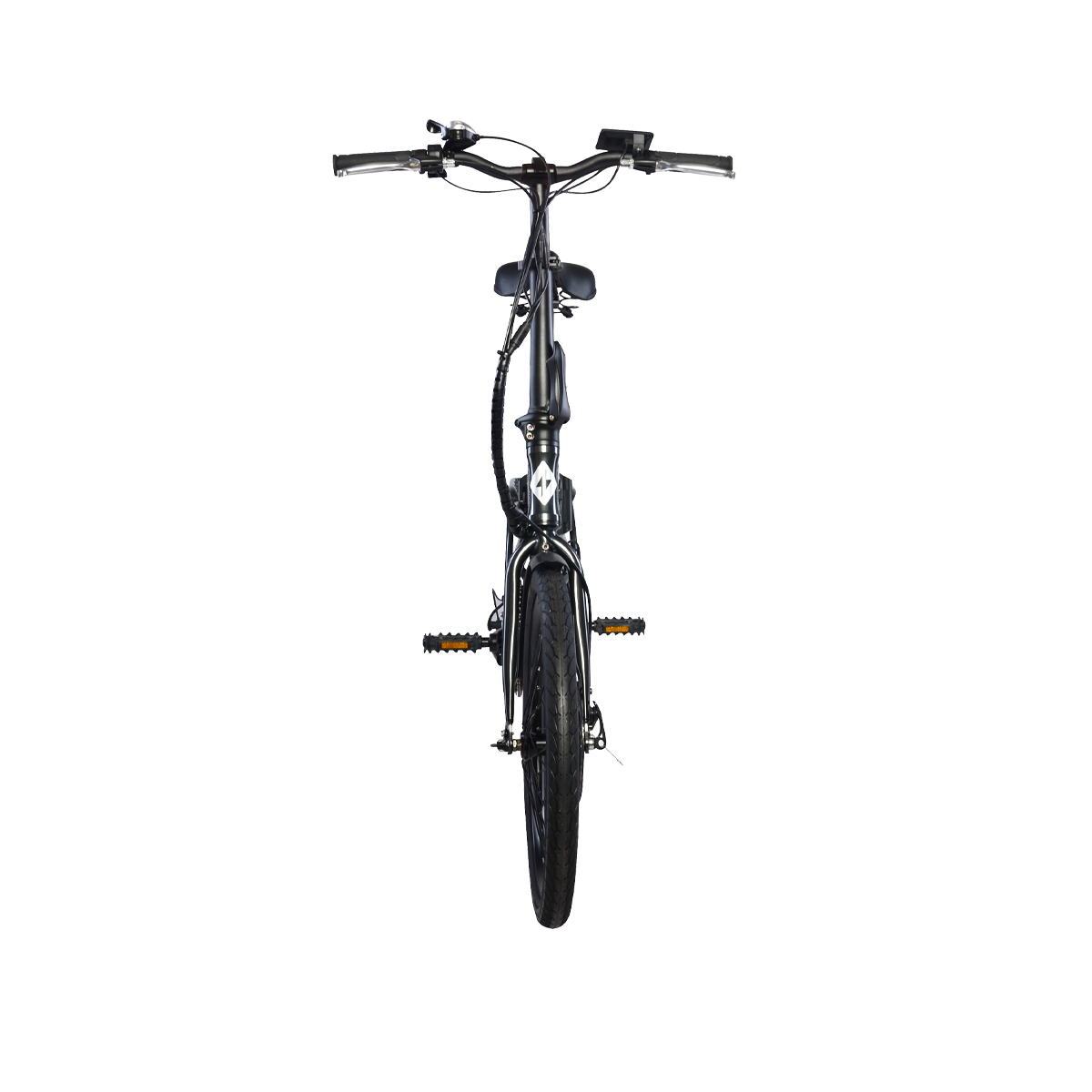 Force | eCity FD250 Rear Hub 20 inch Folding Electric City Bicycle, Black SWATCH