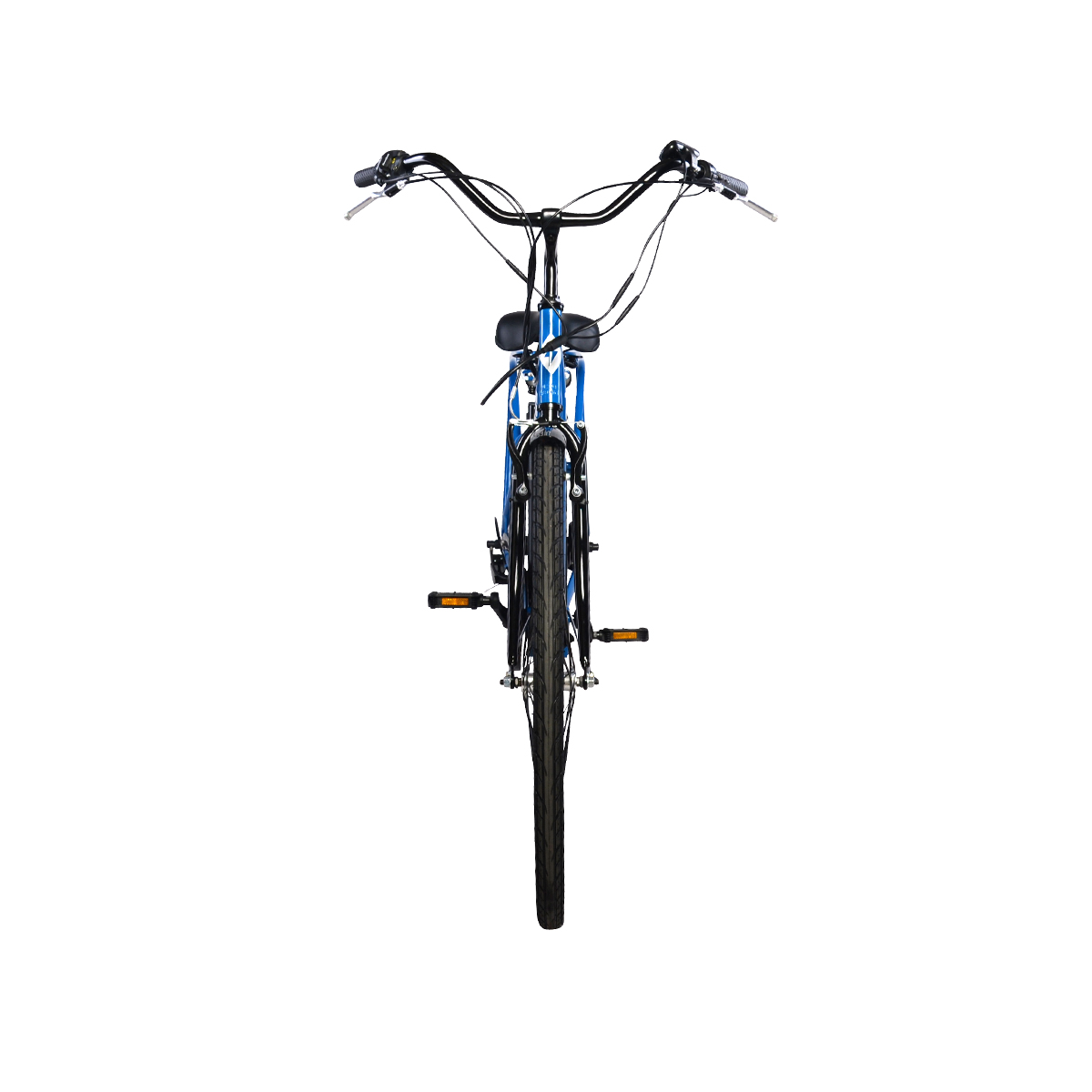 Force | eStreet LS350 Rear Hub Motor 700C Electric City Bicycle, Blue SWATCH