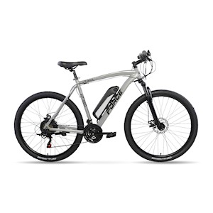 Force | eTrail HT350 Rear Hub Motor 27.5" Electric MTB Bicycle L/XL, Silver LARGE