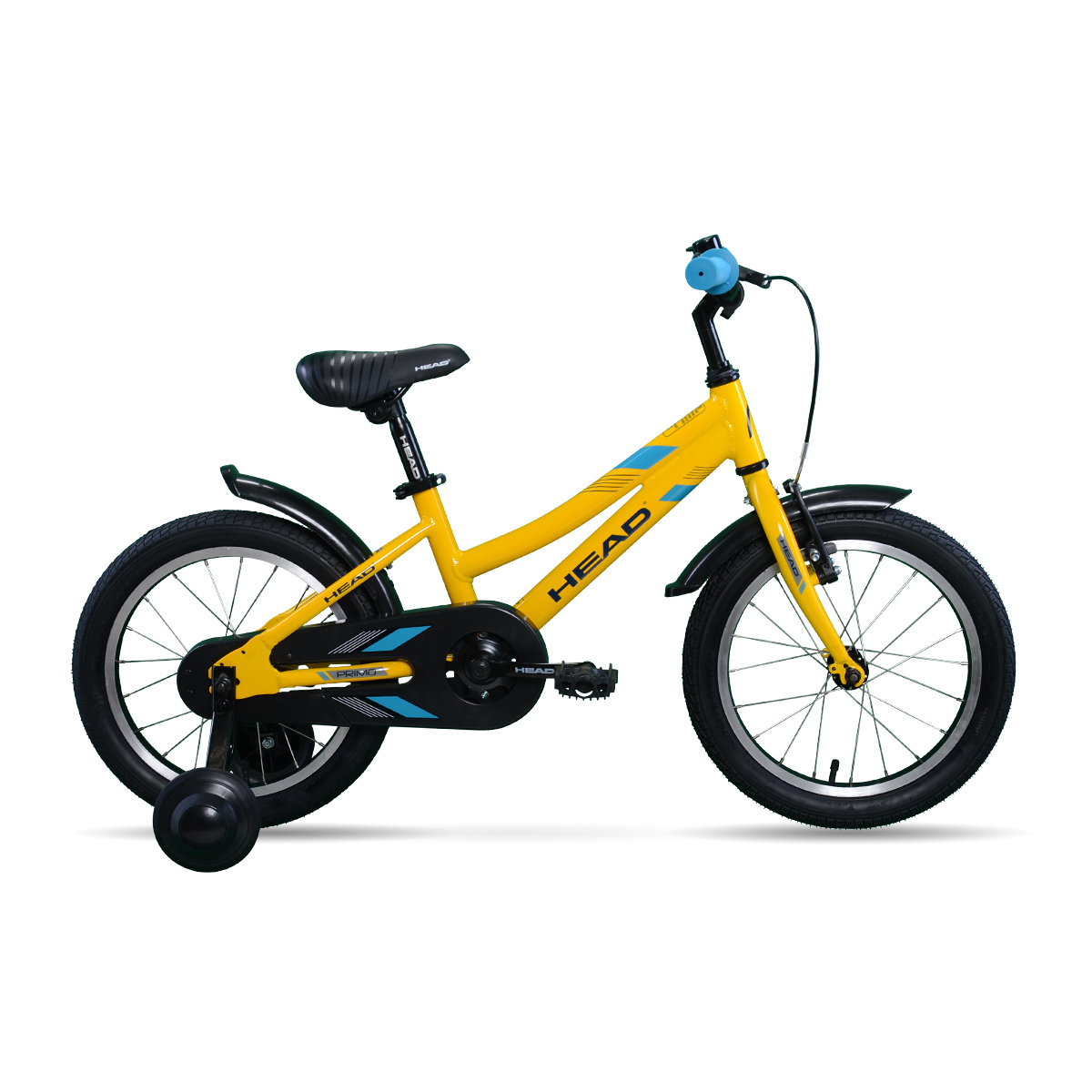 Head | Primo Single Speed Kid's Bicycle, 16inch, Yellow SWATCH