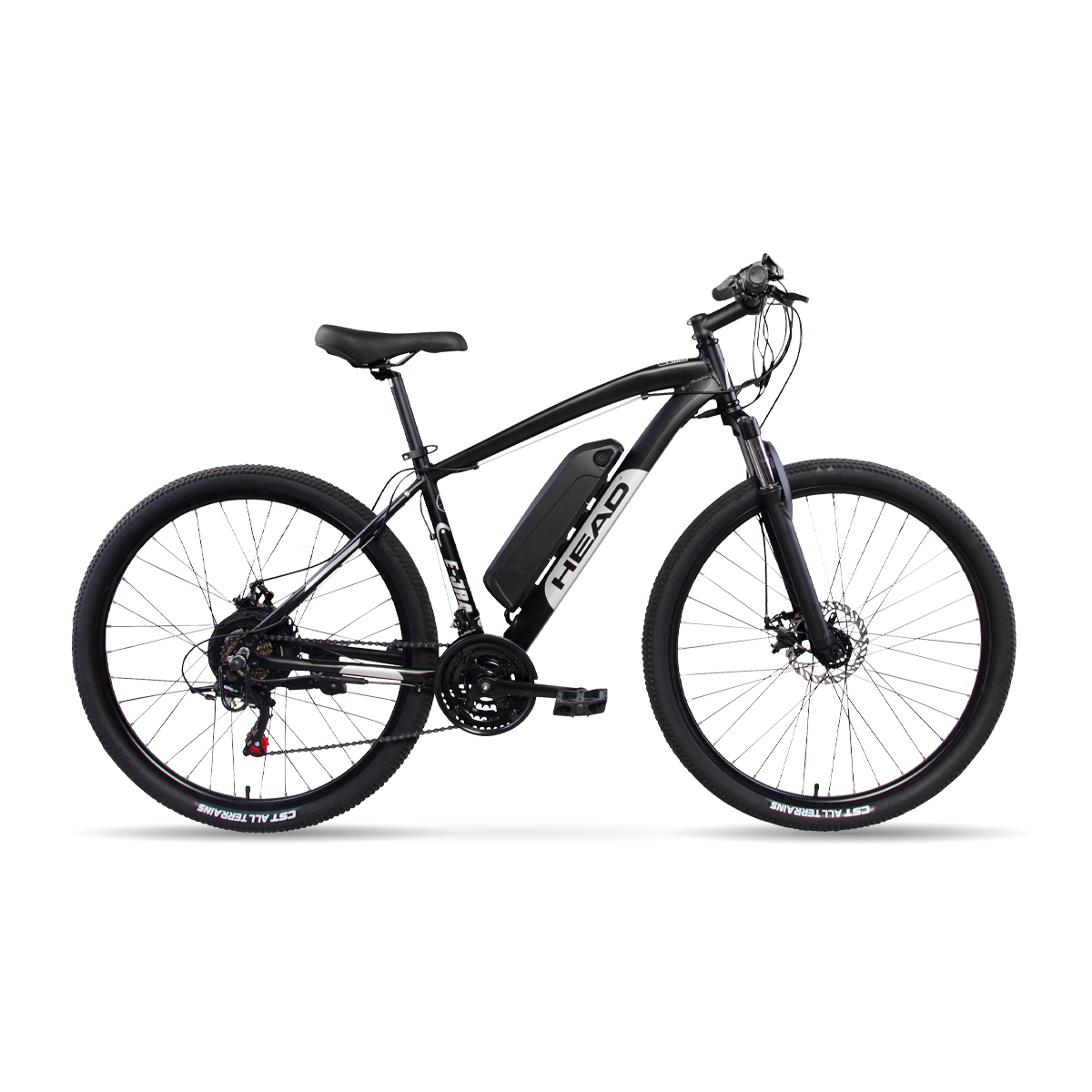 Head | E-JRA Shimano Tourney E-Bike, 27.5inch, Black SWATCH
