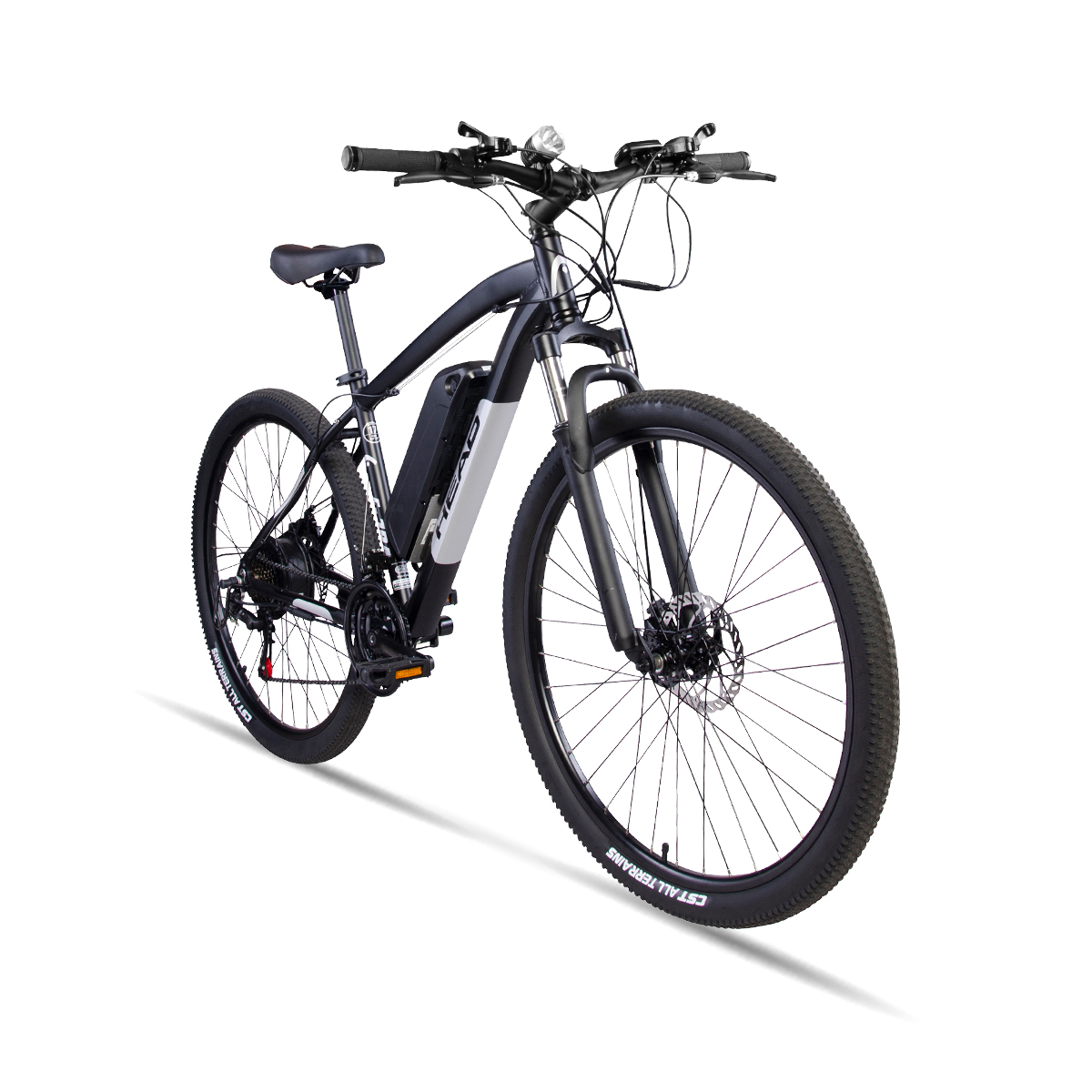 Head | E-JRA Shimano Tourney E-Bike, 27.5inch, Black SWATCH