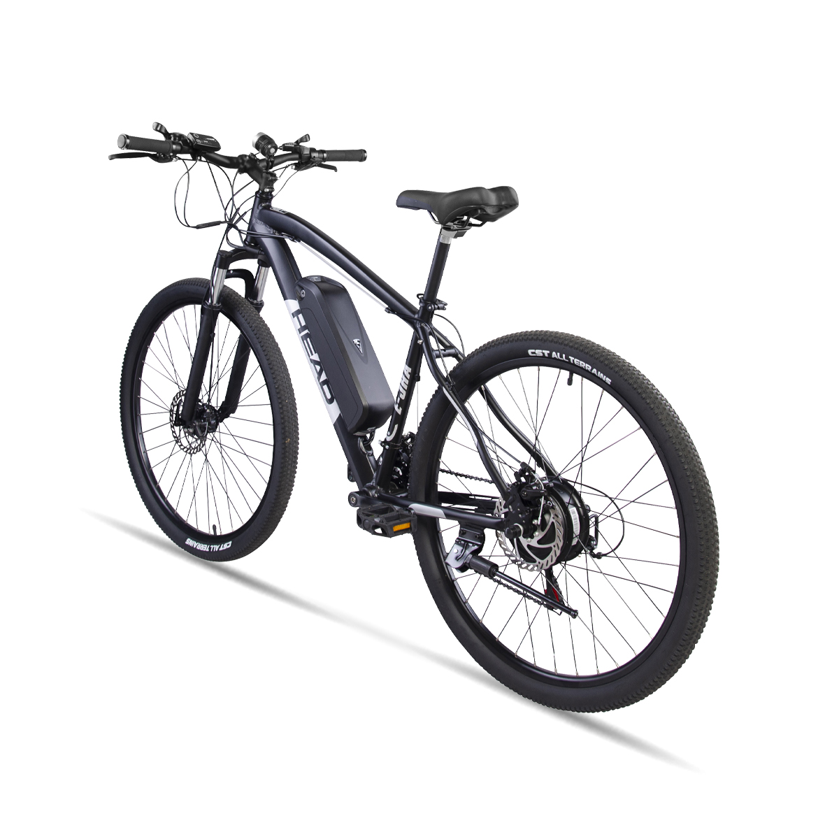 Head | E-JRA Shimano Tourney E-Bike, 27.5inch, Black SWATCH