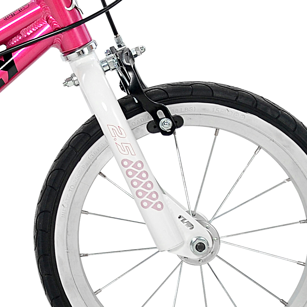Joey | 2.5 14 inch Ergonomic Kids Bicycle, Fuschia SWATCH