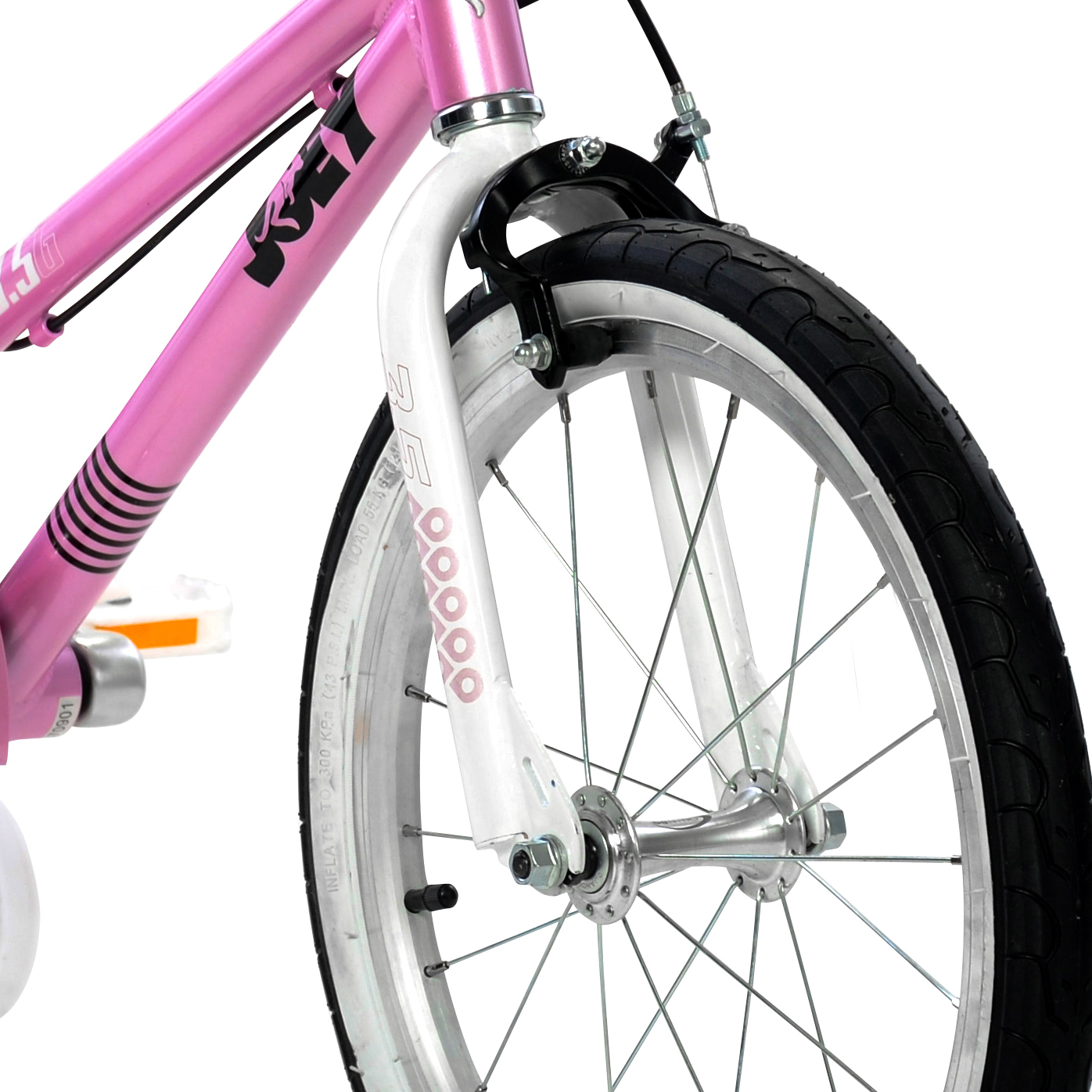 Joey | 3.5 18 inch Ergonomic Kids Bicycle, Pink SWATCH