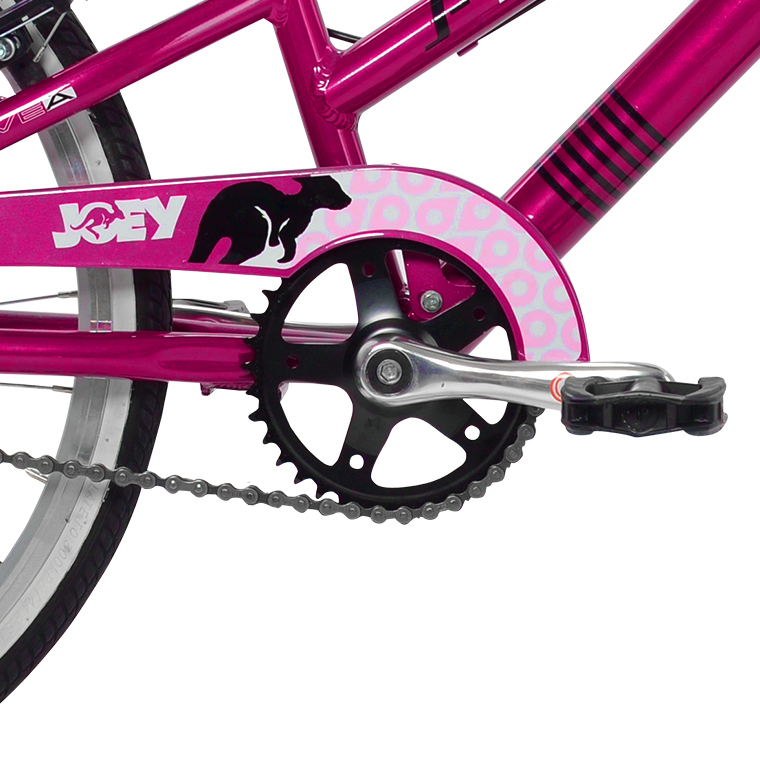 Joey | 4.5 20 inch Ergonomic Kids Bicycle, Fuschia SWATCH