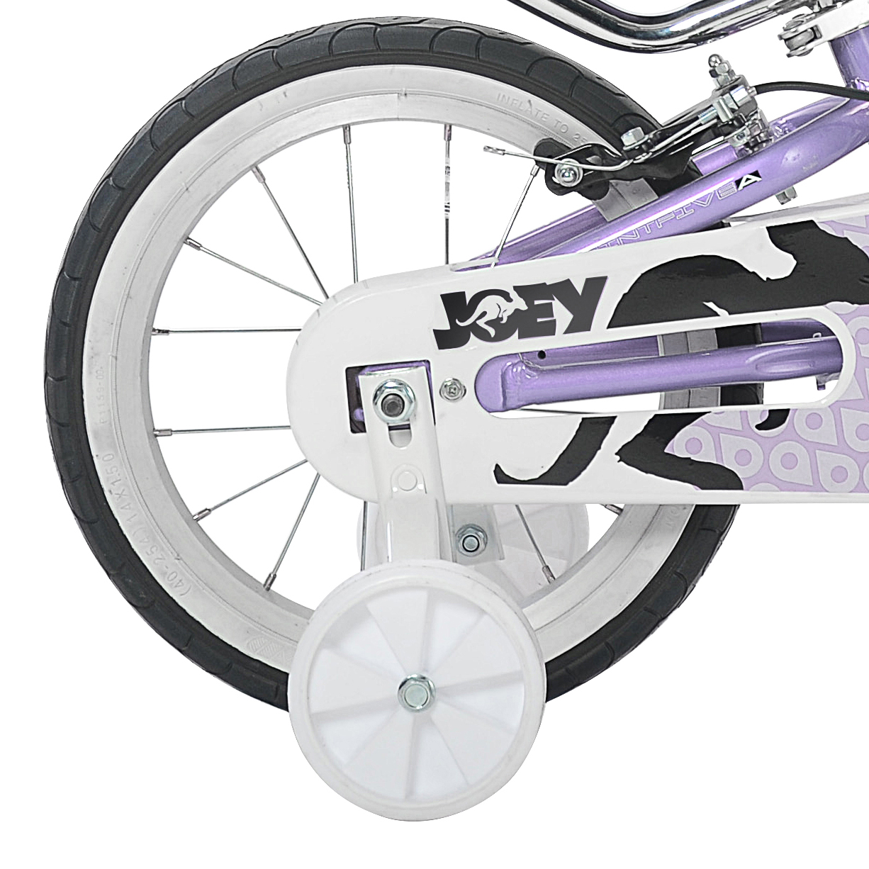 Joey | 2.5 14 inch Ergonomic Kids Bicycle, Lavender SWATCH