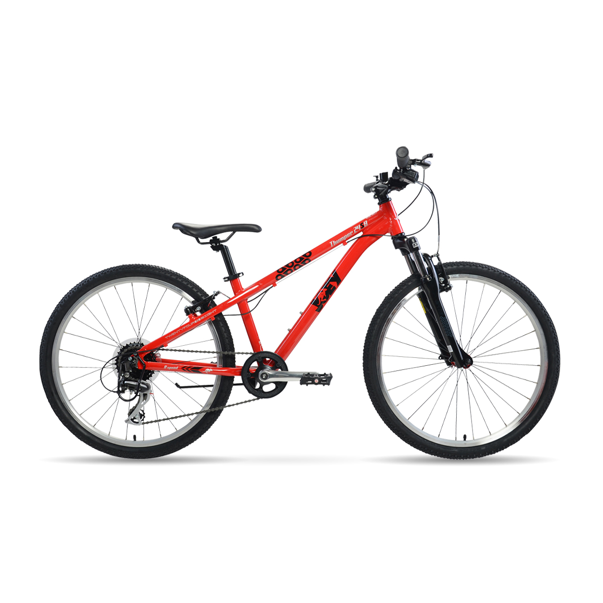 Joey | Thumper 24.S8 Youth Bicycle, Red SWATCH