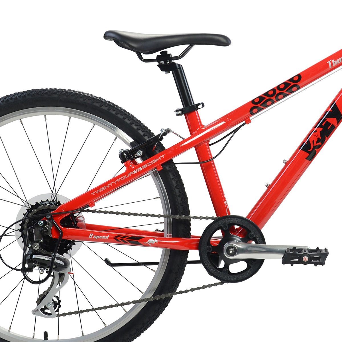 Joey | Thumper 24.S8 Youth Bicycle, Red SWATCH