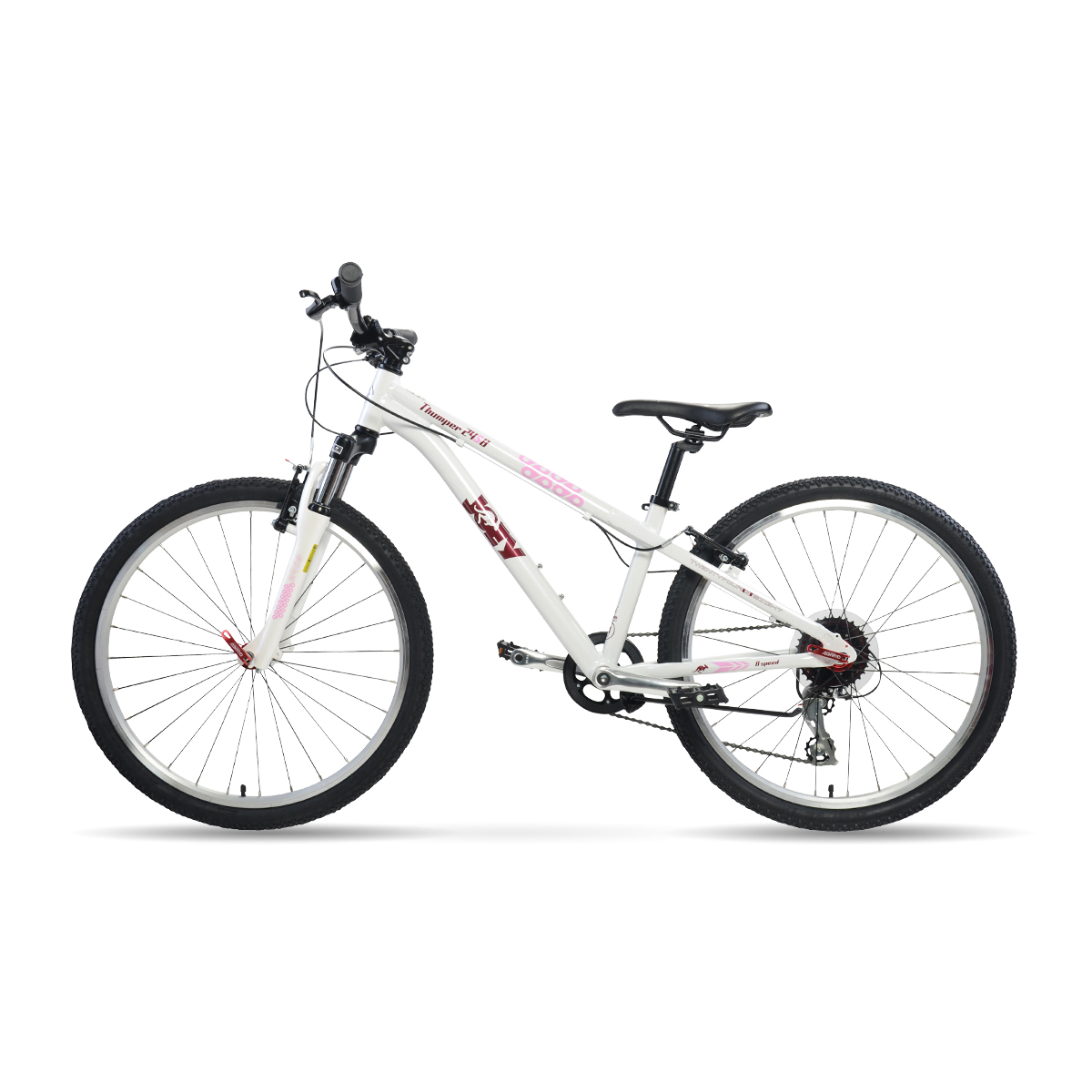 Joey | Thumper 24.S8 Youth Bicycle, White SWATCH
