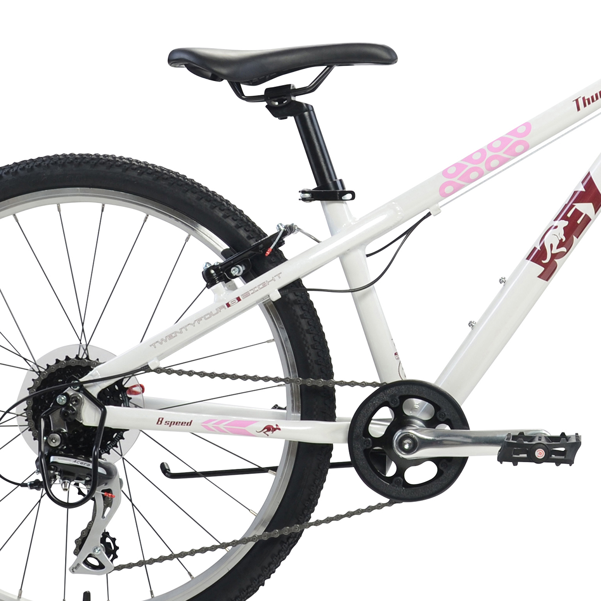 Joey | Thumper 24.S8 Youth Bicycle, White SWATCH
