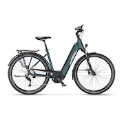 Macina Tour CX 510 US Electric City Bike, 700c, Green Purple Flip Matt THUMBNAIL