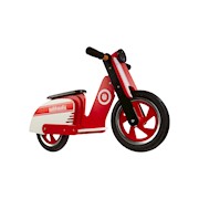 Kiddimoto | Moped-Style Running/Balance Bike, Red THUMBNAIL