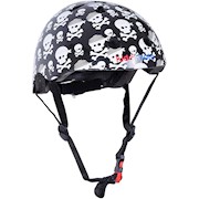 Kiddimoto | Patterned Kids Helmet, Medium (53-58 cm), Skullz THUMBNAIL