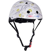 Kiddimoto | Patterned Kids Helmet, Small (48-53 cm), Fossil THUMBNAIL