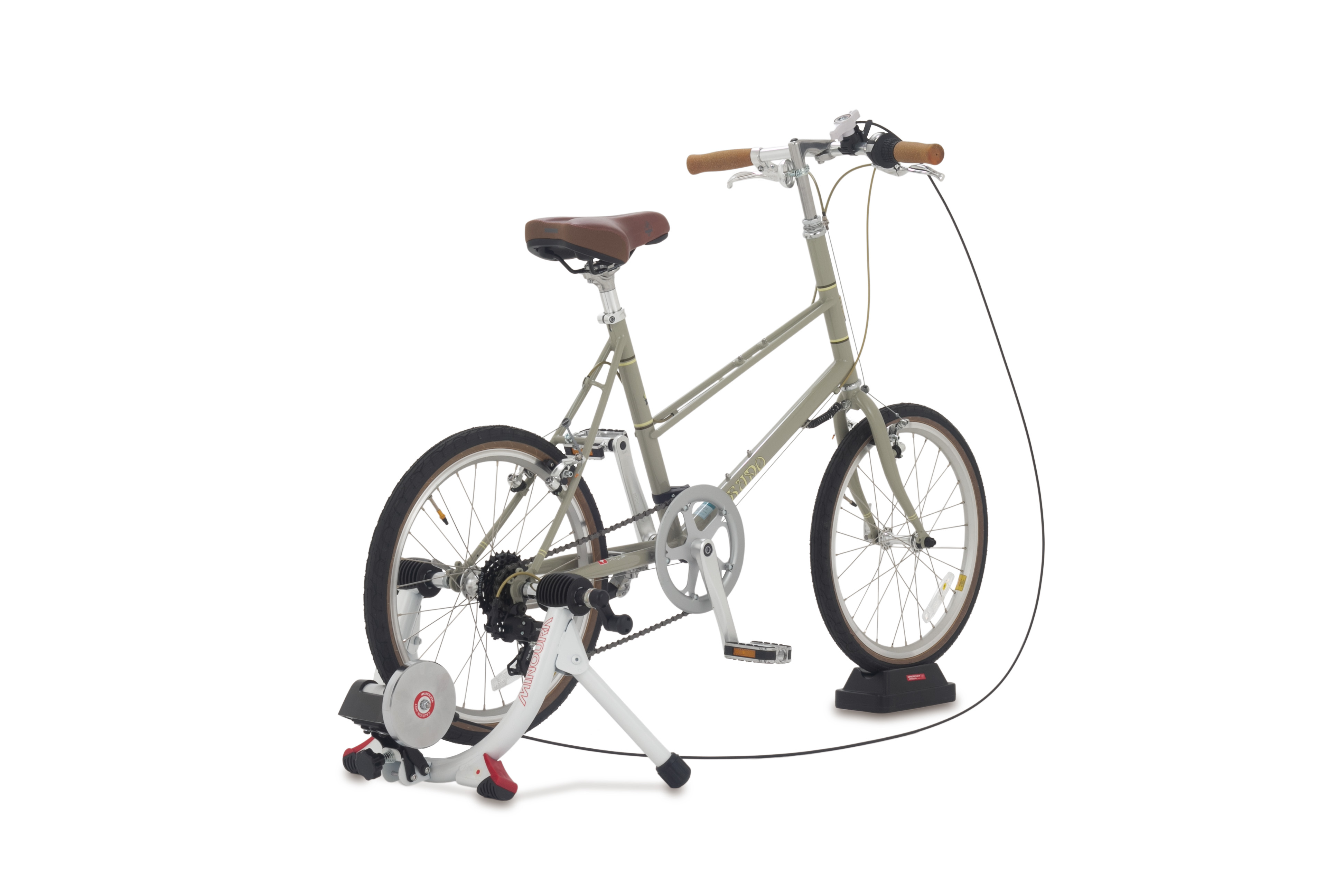 Minoura | LR241 Mini Tire Drive Trainer, for 18 to 20in Bicycles SWATCH
