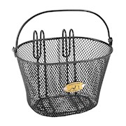 Nantucket Bicycle Basket Co. | Surfside Children's Mesh Basket, Charcoal Gray THUMBNAIL
