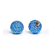 Cruiser Candy | Bling Bicycle Valve Cap, Blue Crystal THUMBNAIL