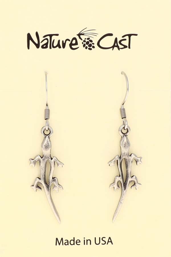 12022 Earring dangle cutout petro lizard THUMBNAIL
