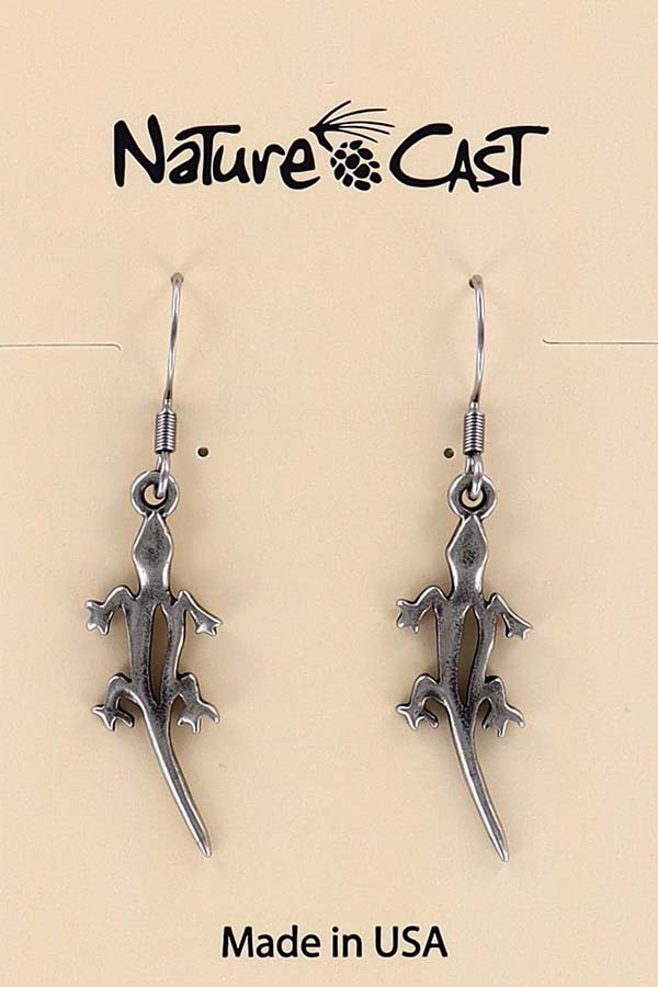 12022 Earring dangle cutout petro lizard THUMBNAIL