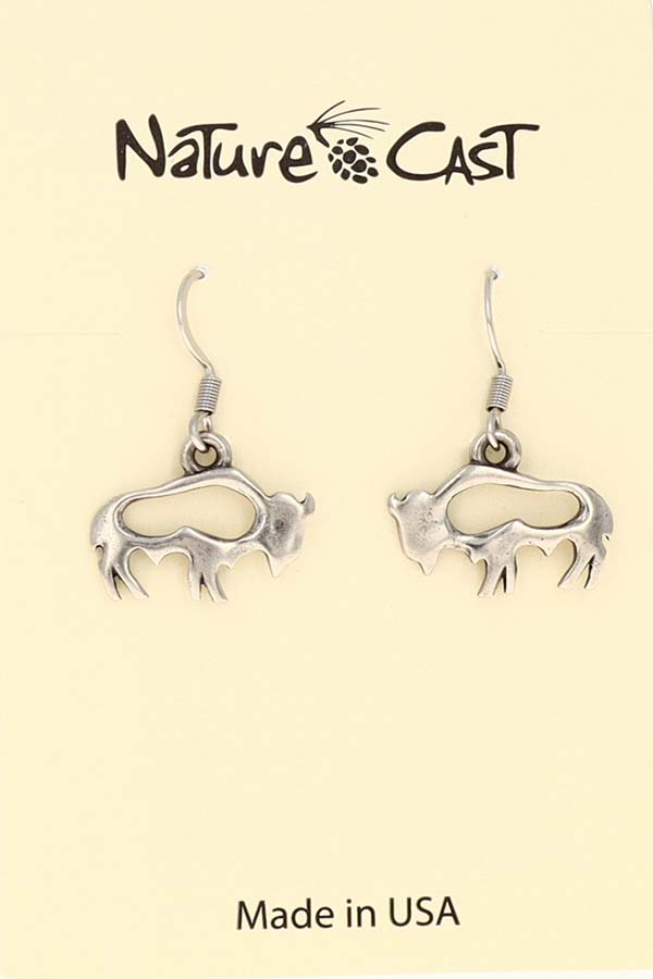 12035 Earring dangle cutout buffalo THUMBNAIL