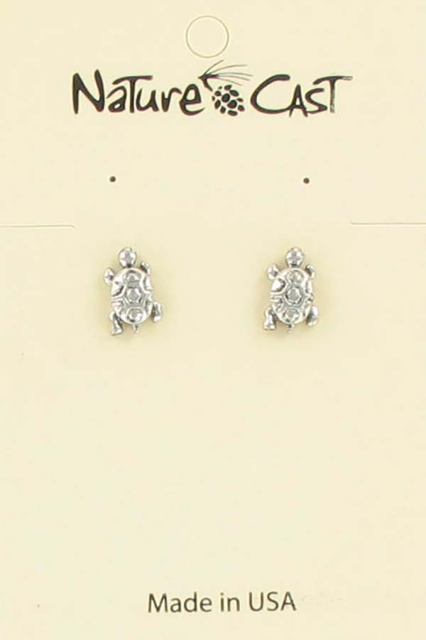 Earring  post turtle THUMBNAIL