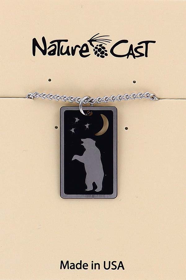 12123 Pendant dancing bear w/18" chain THUMBNAIL