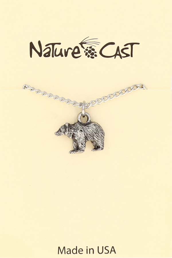 12232 Pendant grizzly bear w 18' chain MAIN