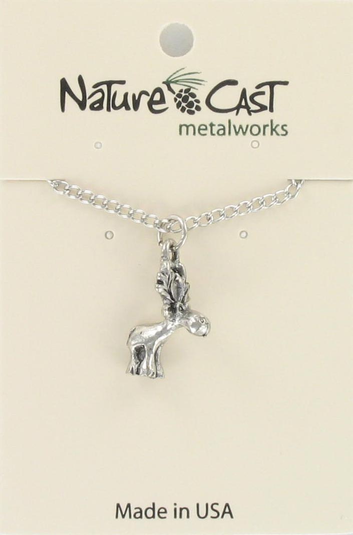 Pendant  whimsical moose w/18" chain THUMBNAIL