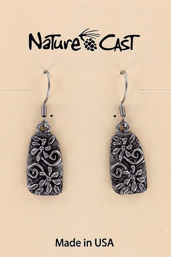 12333 Earring dangle large flower THUMBNAIL