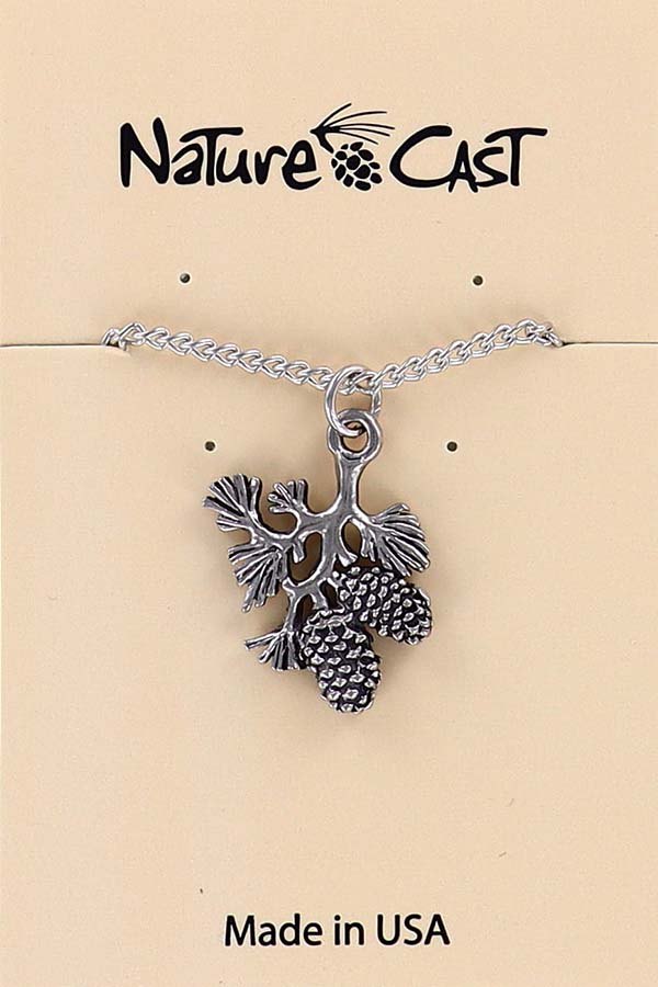 12344 PNDT branch w/ pinecone w/chain THUMBNAIL